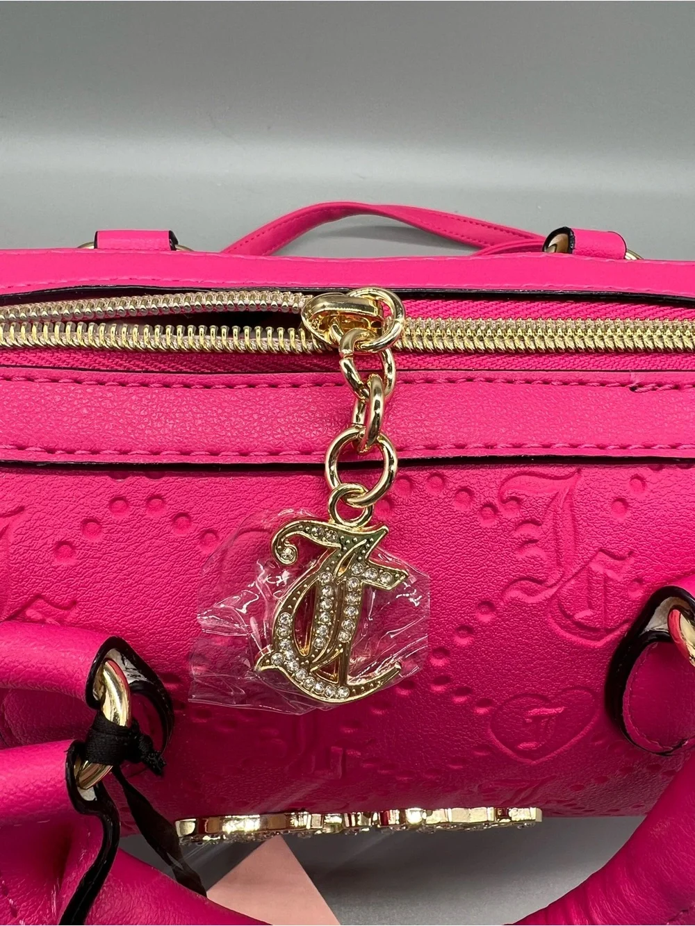 Juicy couture semi charmed satchel crossbody purse